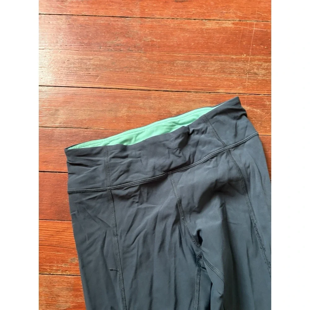 Lululemon Women's Speed Up Tight‎ Leggings Blue Zipper Pocket See Sizing